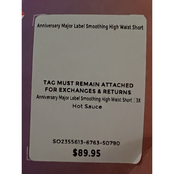 3XL YITTY-VERSARY Major Label Smoothing High Waist Short Bling Rhinestones - Picture 7 of 14